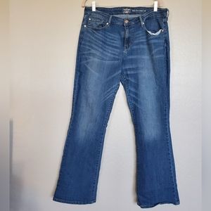 Levi's Blue Denim Mid-Rise Boot Cut Jeans Women's Size 14